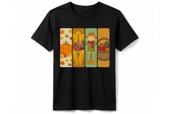 Download Retro Autumn Farm Scarecrow T-Shirt - Farm scarecrow Collection