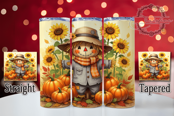 Download Rustic Autumn Farm Scarecrow Tumbler - Farm scarecrow Collection