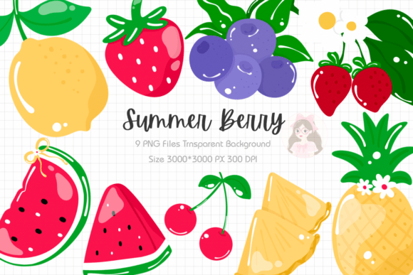 Download Summer Berry Clipart PNG Summer Fruit - Berry clipart Collection