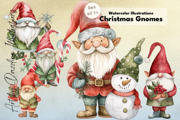 Download Christmas Gnomes | Holiday Clipart - Gnomes Collection
