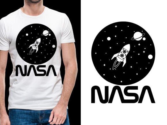Download Nasa Illustration Tshirt Design - Premium Resources