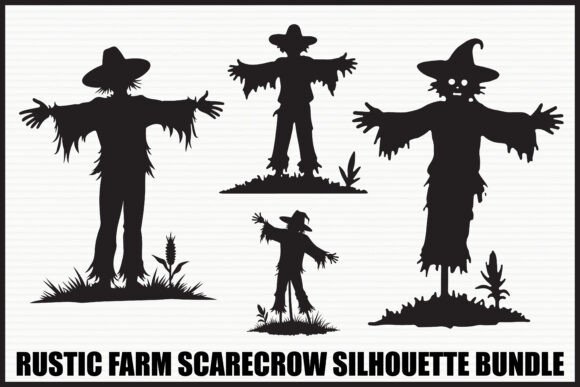 Download Rustic Farm Scarecrow Bundle - Farm scarecrow Collection